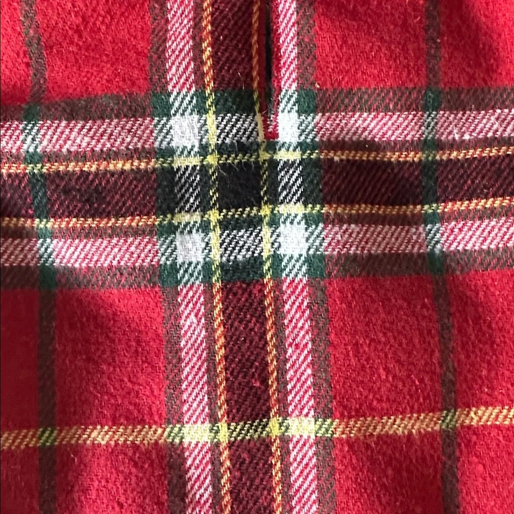 NWOT Red Plaid Small Dog Plaid Coat Lined and padded